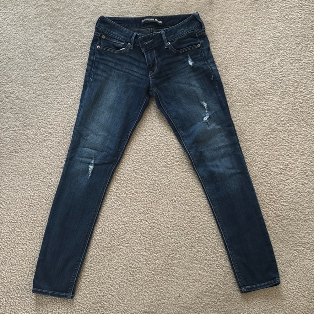 Express Stella Low Rise Legging Jeans